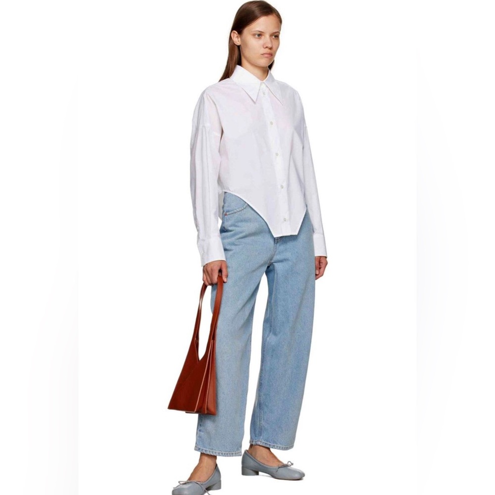light wash margiela MM6 straight jeans - women